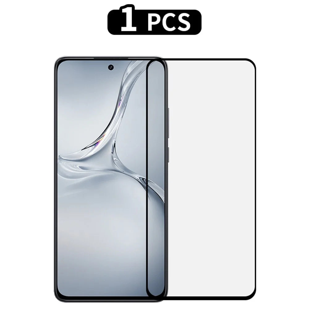 RURIHAI For Oppo K12x 5G (India) Screen Protector Secondary Hardening High Aluminium-Silicon Glass Film - 1