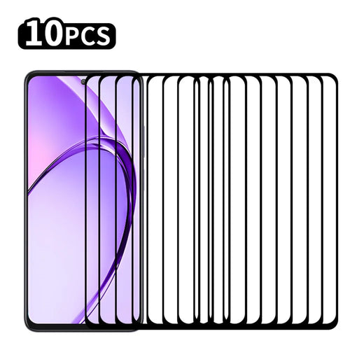 RURIHAI 10Pcs For Oppo A3x 5G / A3x Vitality Edition High Aluminium-Silicon Glass Film 0.26mm 2.5D Secondary Hardening Screen Protector - 1