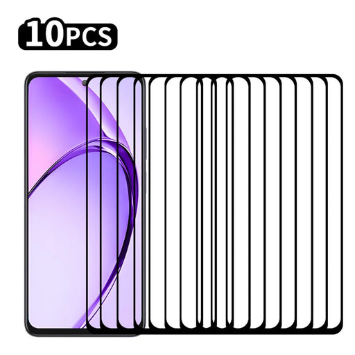 RURIHAI 10Pcs For Oppo A3x 5G / A3x Vitality Edition High Aluminium-Silicon Glass Film 0.26mm 2.5D Secondary Hardening Screen Protector - 1