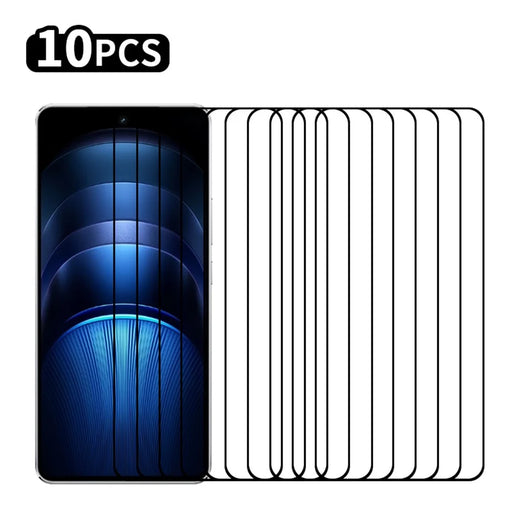 RURIHAI 10Pcs For vivo iQOO Neo9S Pro+ 5G High Aluminium-Silicon Glass Film 0.26mm 2.5D Secondary Hardening Screen Protector - 1