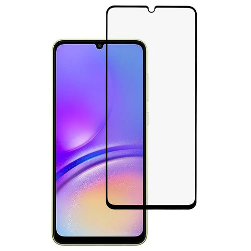 For Samsung Galaxy A06 4G / A06 5G Tempered Glass Screen Protector Full Glue Silk Printing Screen Film - 1