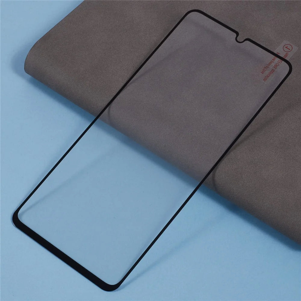 For Samsung Galaxy A06 4G / A06 5G Tempered Glass Screen Protector Full Glue Silk Printing Screen Film - 3