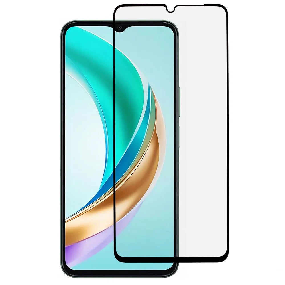 For Honor X6b 4G Tempered Glass Screen Protector Full Glue Silk Printing Screen Film - 1