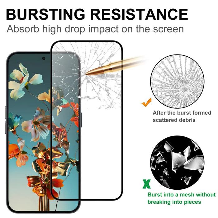 For Nothing Phone (2a) Plus / Phone (2a) AGC Tempered Glass with Black Edge Full Glue Full Coverage Screen Protector - 4