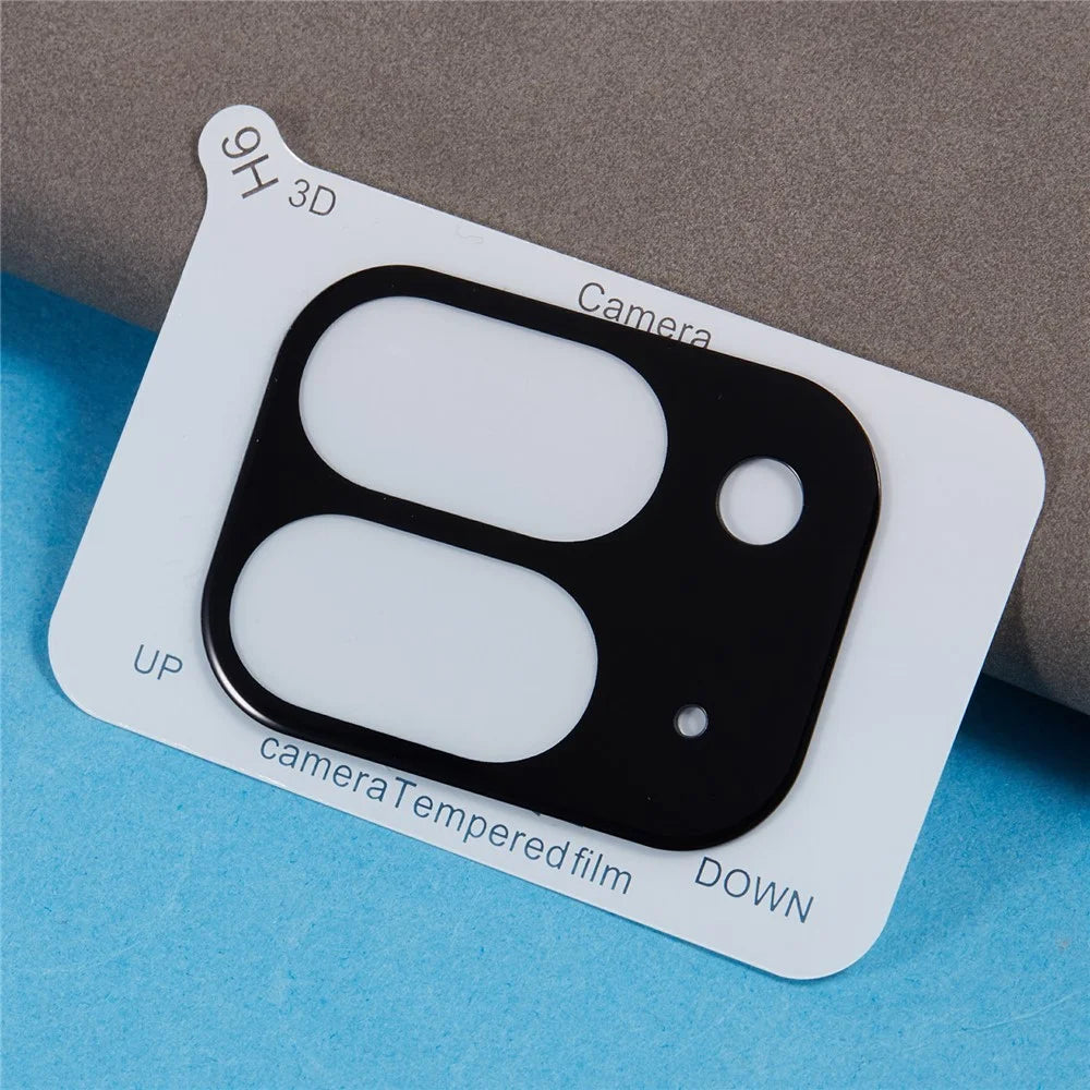 For Google Pixel 9 Pro Fold 5G Tempered Glass Lens Protector Black Silk Printing Camera Lens Film - 3