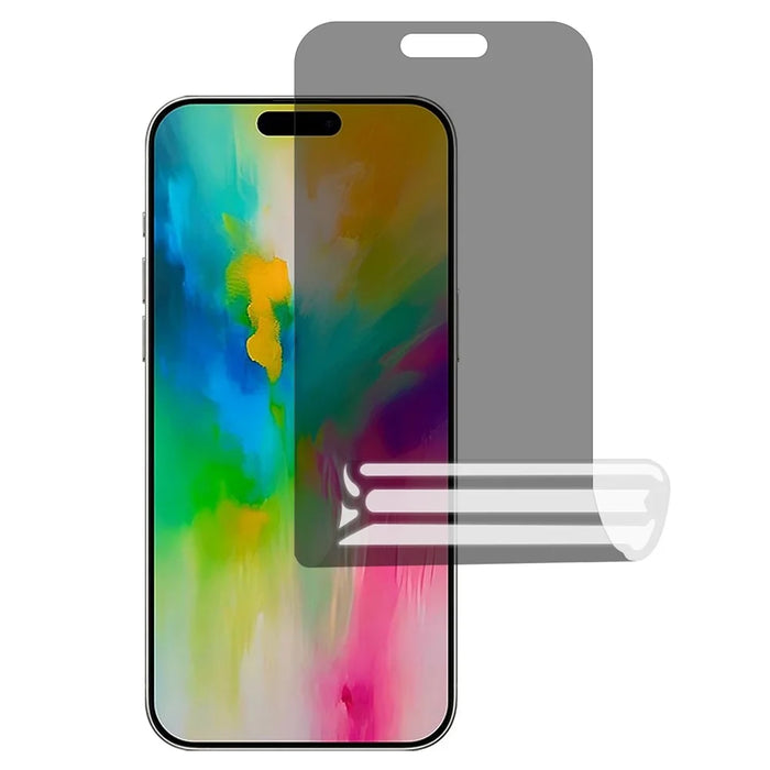 For iPhone 16 Screen Protector Anti-Spy TPU Matte Screen Protective Hydrogel Film - 1
