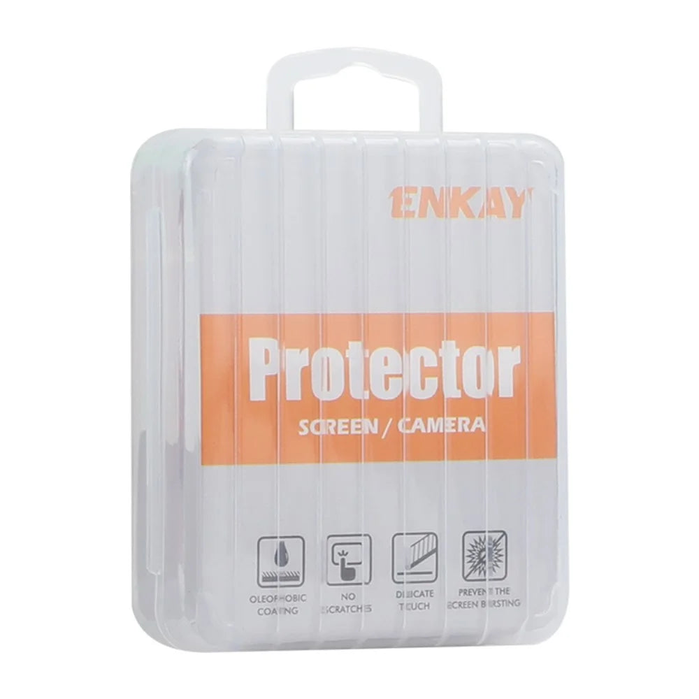 ENKAY HAT PRINCE 1 Set For iPhone 16 / 16 Plus Camera Lens Protector Tempered Glass+Aluminum Alloy Lens Film - Blue - 6