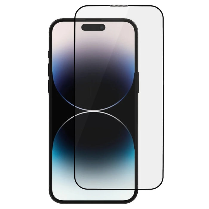 For iPhone 16 Pro Anti-static Screen Protector High Hardness Full Glue Tempered Glass Full Cover Film - 1