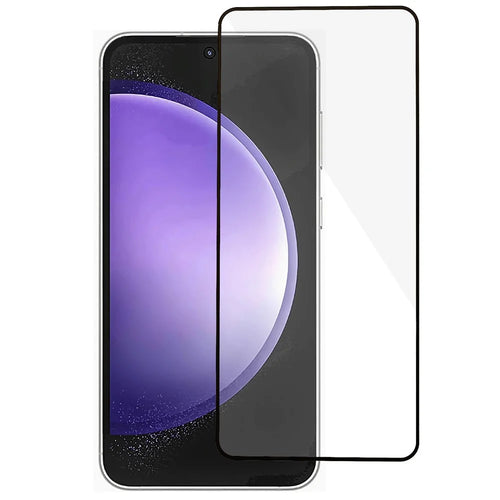 For Samsung Galaxy S24 FE Screen Protector 2.5D Arc Edge Silk Printing High Aluminum-Silicone Glass Film - 1