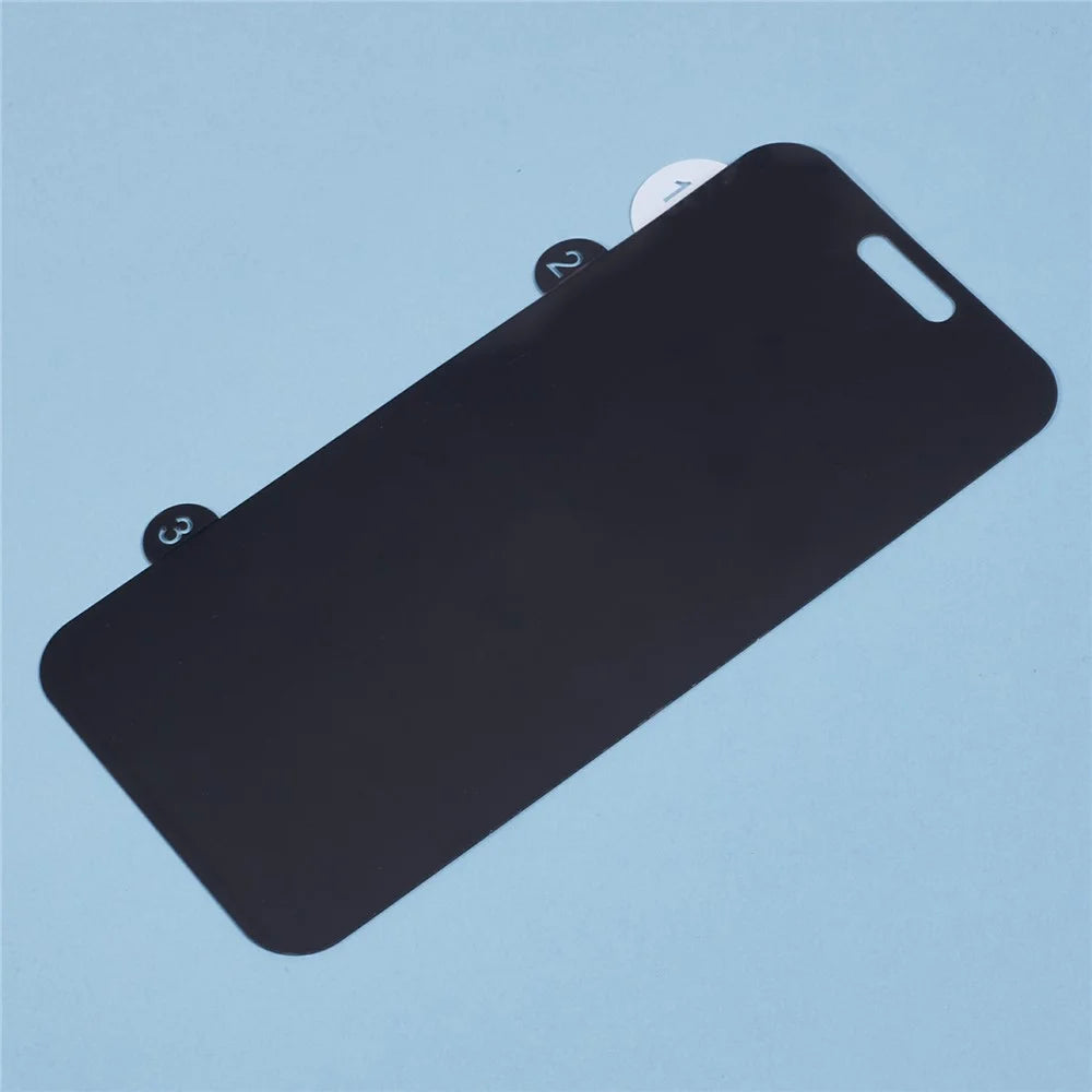 For iPhone 16 Pro Screen Protector Anti-Spy TPU Matte Screen Protective Hydrogel Film - 6