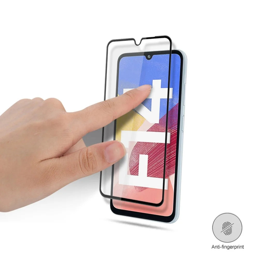 MOCOLO For Samsung Galaxy F14 4G Screen Protector Anti-Shatter Silk Printing Tempered Glass Film - Black - 5