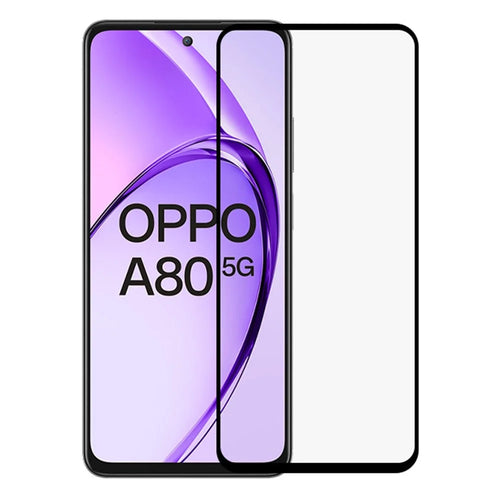 RURIHAI For Oppo A80 5G Screen Protector Secondary Hardening High Aluminium-Silicon Glass Film - 1