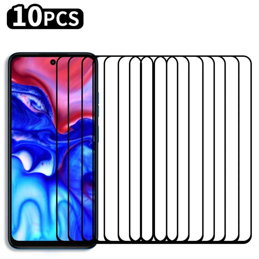 RURIHAI 10Pcs For Motorola Moto G45 5G / G34 5G High Aluminium-Silicon Glass Film 0.26mm 2.5D Secondary Hardening Screen Protector - 1