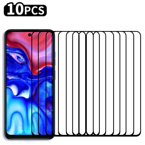 RURIHAI 10Pcs For Motorola Moto G45 5G / G34 5G High Aluminium-Silicon Glass Film 0.26mm 2.5D Secondary Hardening Screen Protector - 1