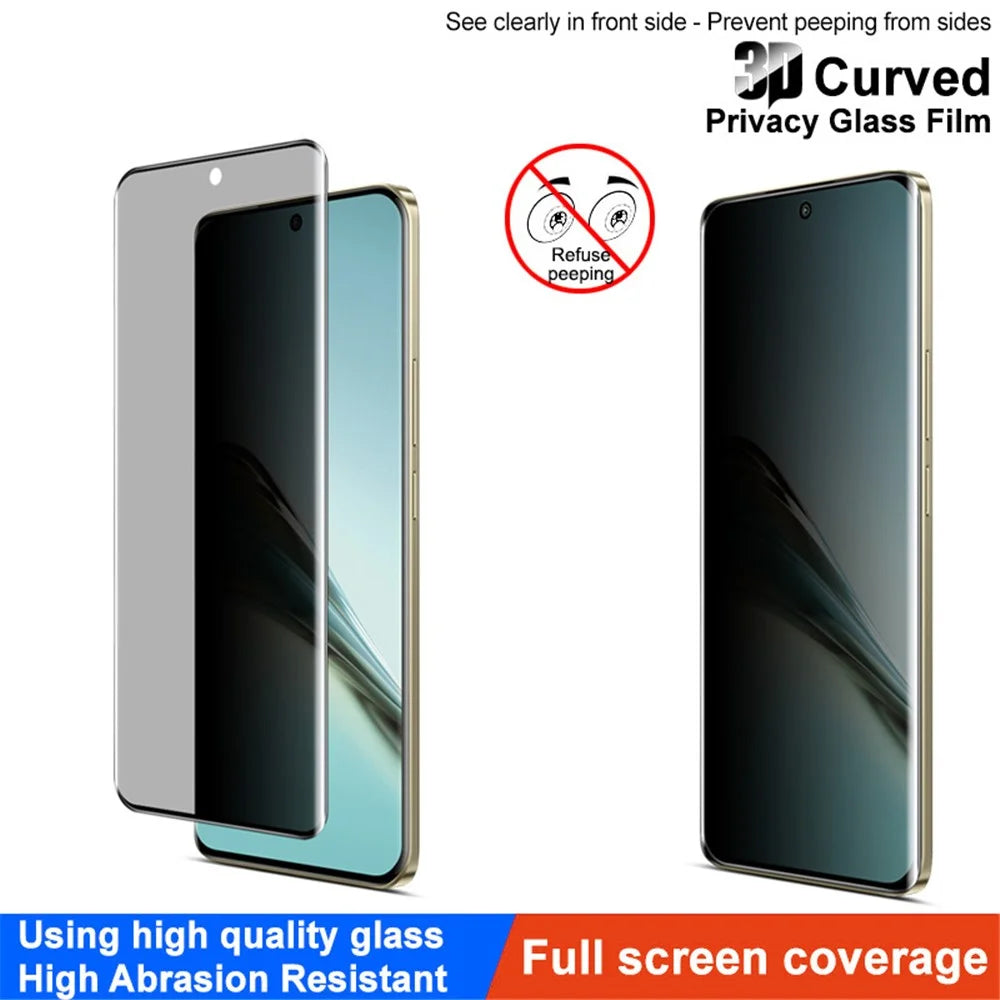 IMAK For Realme 13 Pro 5G (Global) / 13 Pro+ 5G (Global) Anti-Spy Full Screen Protector Tempered Glass Film - 3