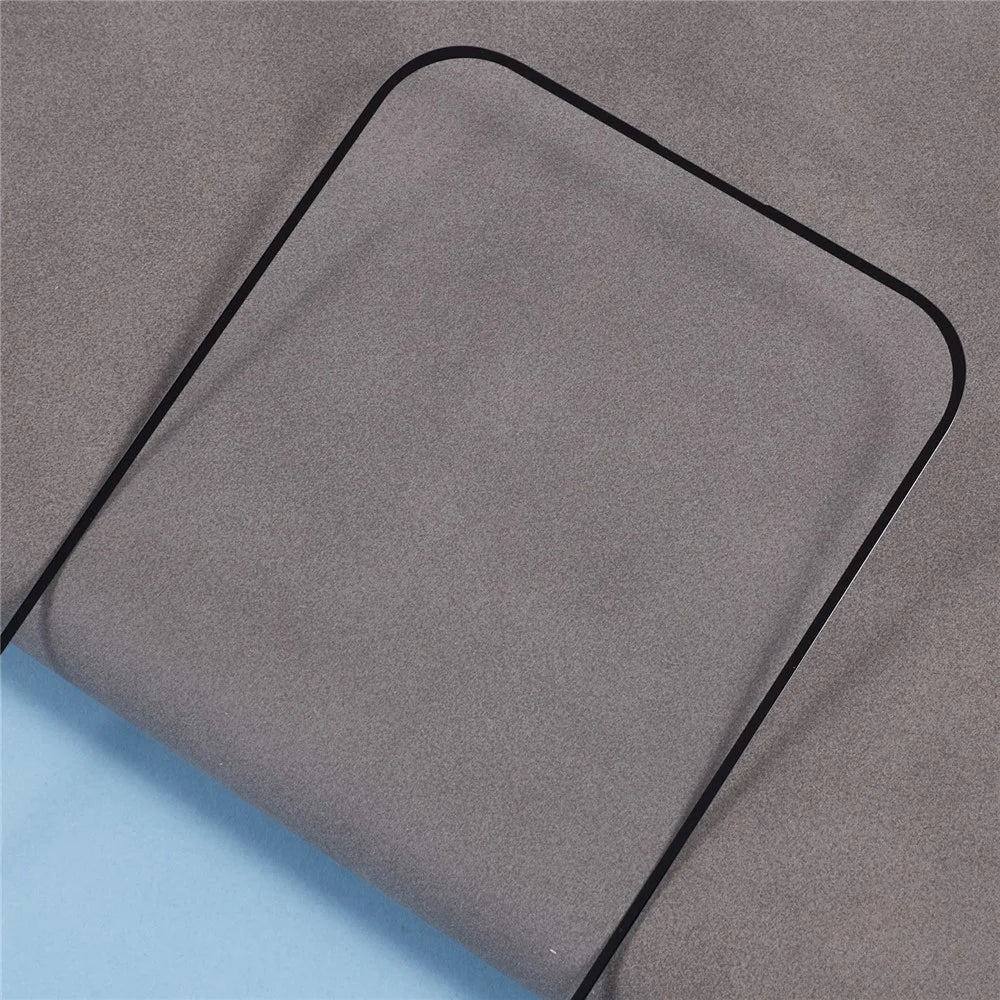 For iPhone 16 Tempered Glass Electroplating Anti-Fingerprint Silk Printing Full Glue Screen Protector - 5