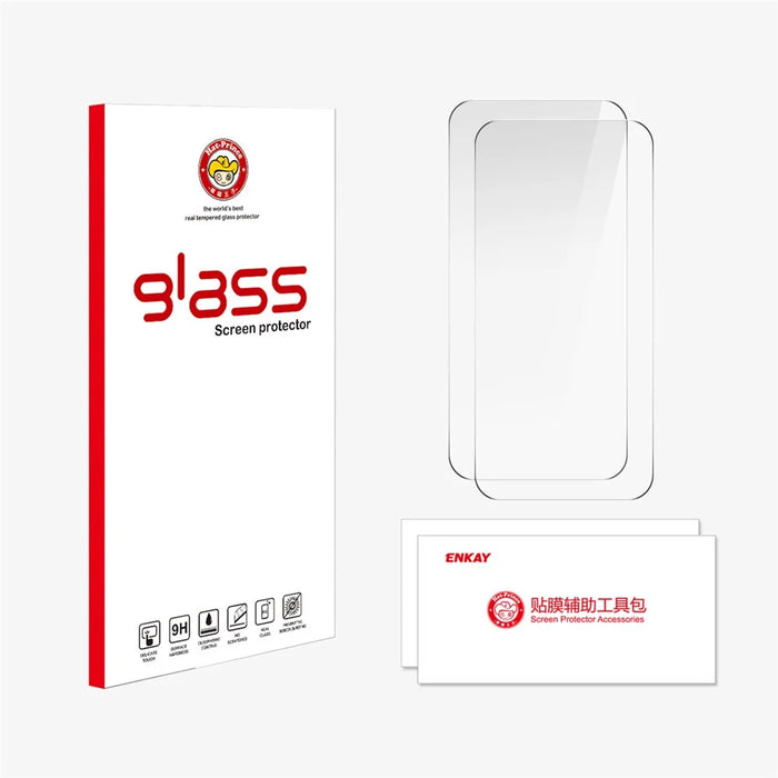 ENKAY HAT PRINCE 2Pcs For iPhone 16 Plus / 15 Plus Screen Protector Anti-Explosion Protective Film - 6
