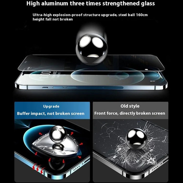 MOCOLO 50Pcs For iPhone 16 Screen Protector Silk Printing Tempered Glass Film with Easy Installation Tool - Black - 5