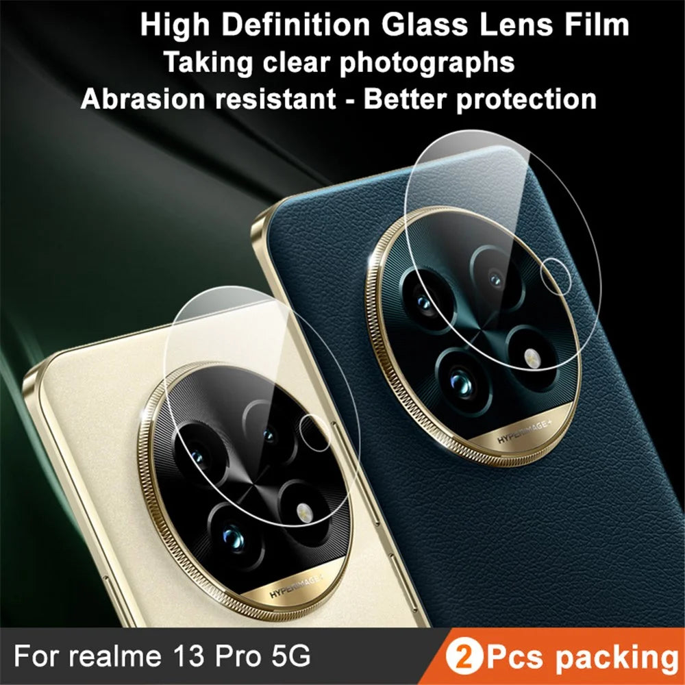 IMAK 2Pcs / Set for Realme 13 Pro 5G (Global) / 13 Pro+ 5G (Global) Camera Lens Protector Ultra Clear Tempered Glass Lens Film - 2