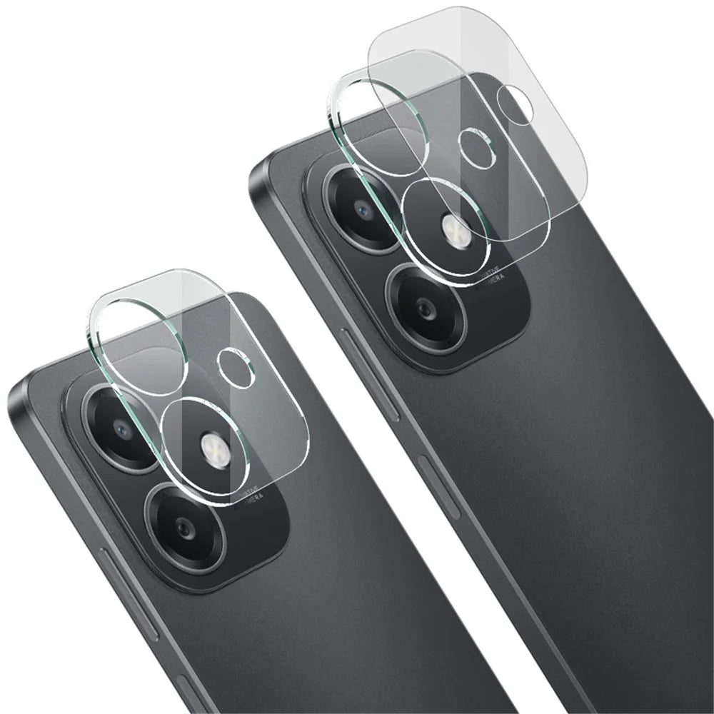 IMAK For Oppo A3x 5G (India) Tempered Glass Camera Lens Film+Acrylic Lens Cap - 5