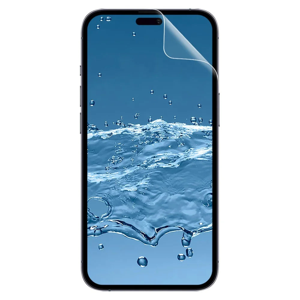 IMAK Hydrogel Film 4th Gen for iPhone 16 Pro Full Screen Protector Ultra Clear Soft TPU Film - 7