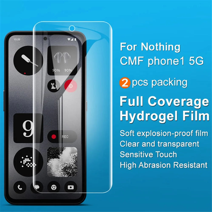 IMAK 2Pcs / Set Hydrogel Film III For Nothing CMF Phone 1 Full Screen Protector TPU Film HD Clear - 2