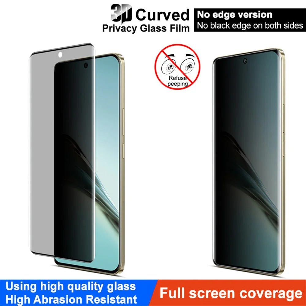 IMAK For Realme 13 Pro 5G (Global) / 13 Pro+ 5G (Global) Anti-Spy Tempered Glass Screen Protector (No Edge Version) - 3