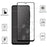 For Samsung Galaxy A06 4G / A06 5G AGC Tempered Glass with Black Edge Full Glue Full Coverage Screen Protector - 2