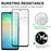For Samsung Galaxy A06 4G / A06 5G AGC Tempered Glass with Black Edge Full Glue Full Coverage Screen Protector - 4