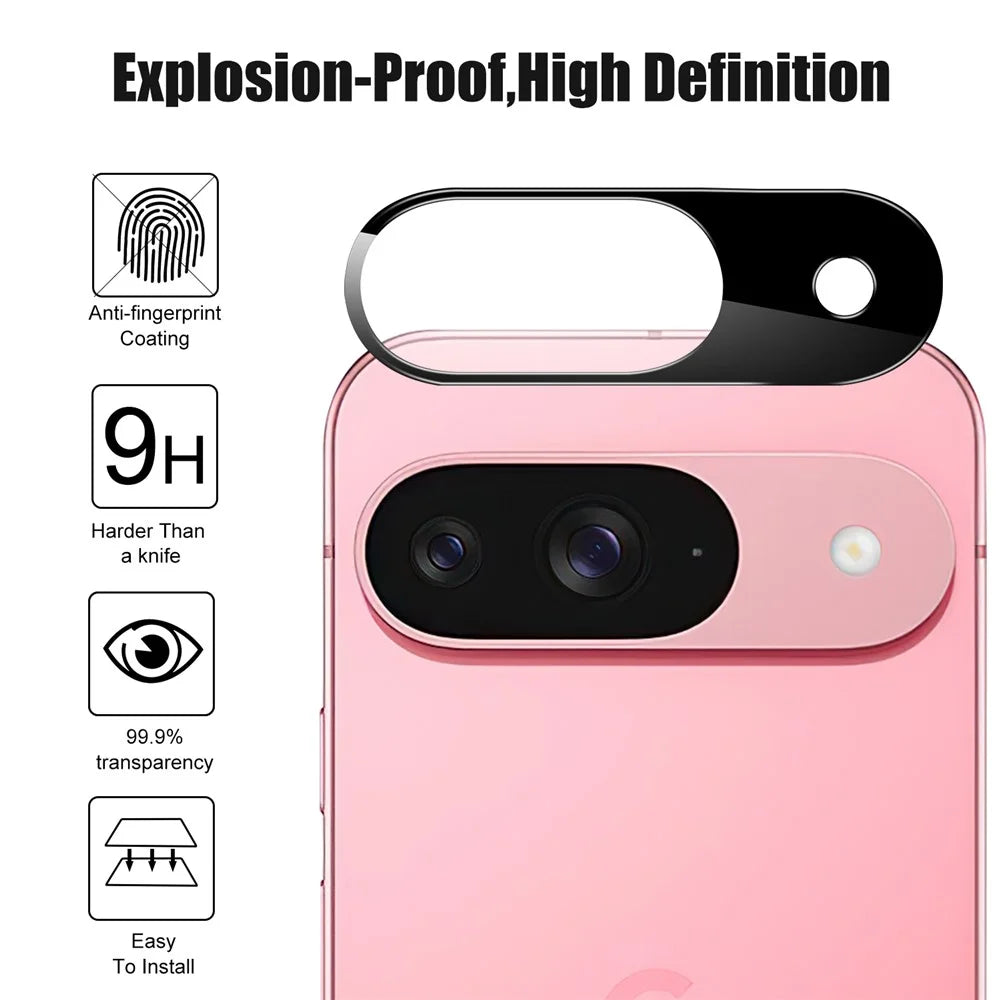 For Google Pixel 9 Camera Lens Protector Ultra Clear Tempered Glass Lens Film - 3