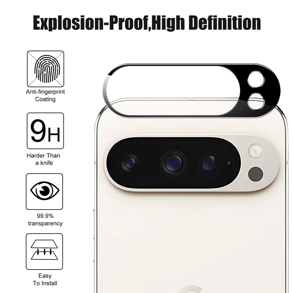 For Google Pixel 9 Pro Camera Lens Protector Ultra Clear Tempered Glass Lens Film - 3