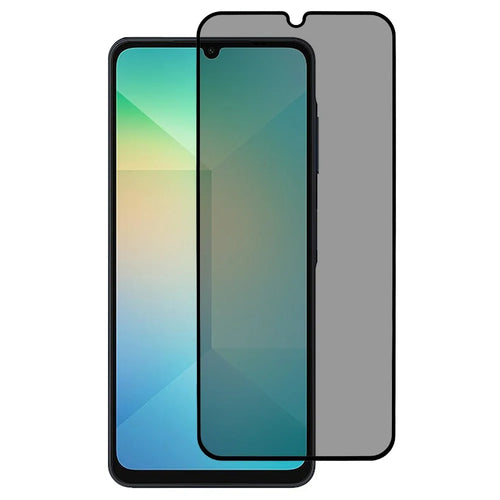 For Samsung Galaxy A06 4G / A06 5G Anti-Peep Full Covering Screen Protector Silk Printing Tempered Glass Film - 1