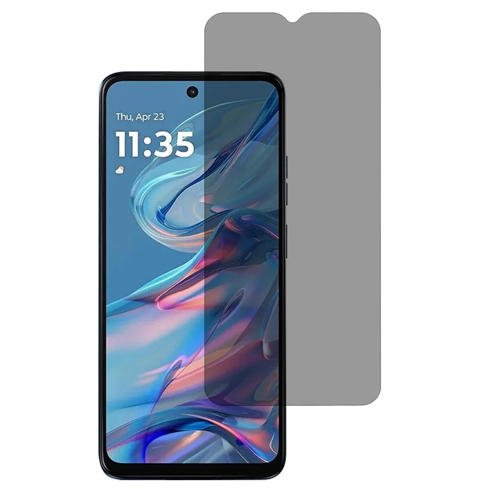For Motorola Moto G45 5G Anti-Spy Tempered Glass Screen Protector Full Covering Scratch-Resistant Film - 1