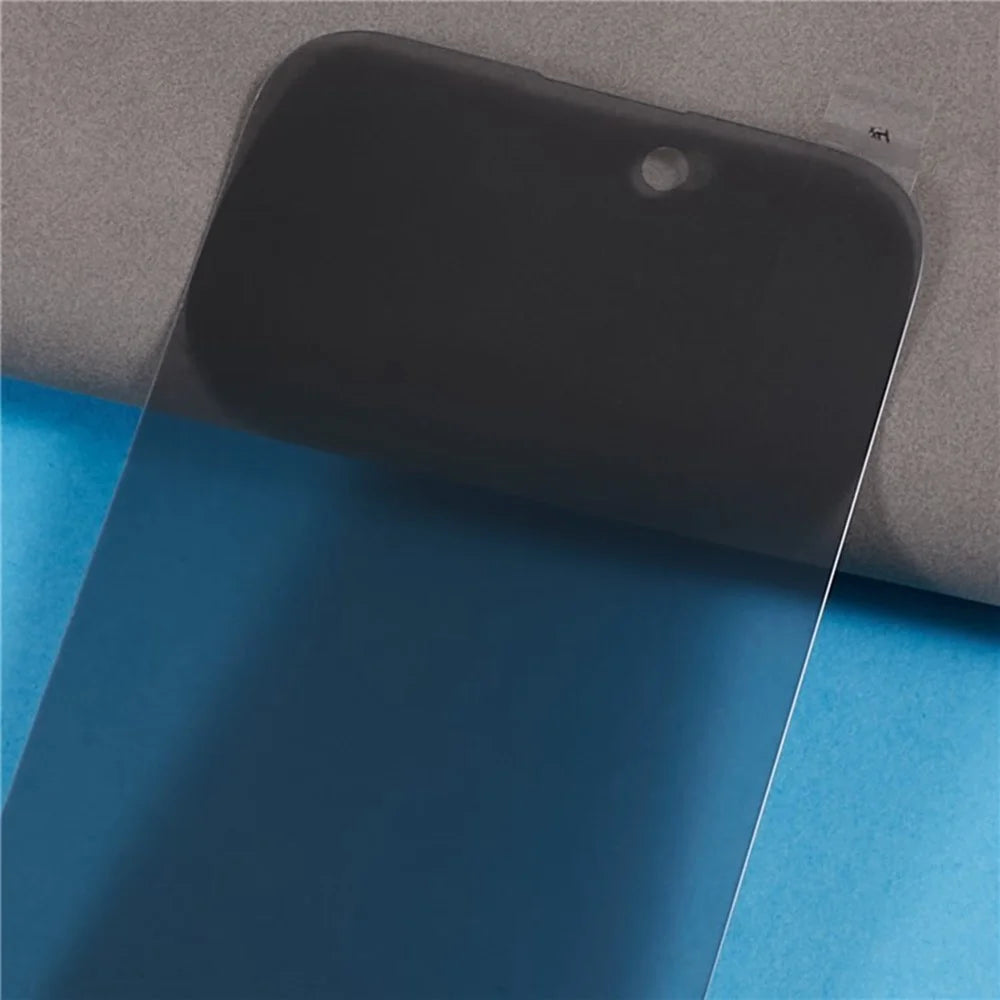 For iPhone 16 Plus / 15 Plus Anti-Spy Screen Protector Thick Glue High Aluminium-Silicon Glass Film - 4