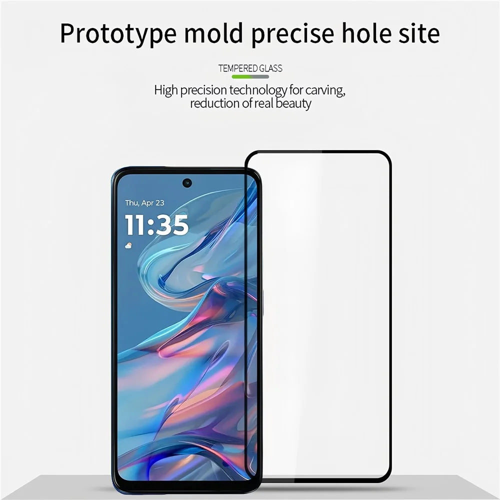 PINWUYO JK Series-2 for Motorola Moto G45 5G / G34 5G High Aluminium-Silicon Glass Film 9H Full Screen Protector - 5