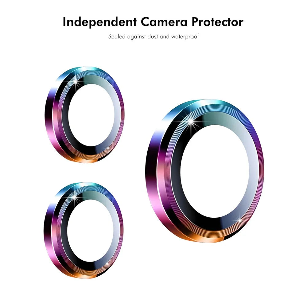 ENKAY HAT PRINCE For Honor Magic V Flip 5G Camera Lens Protector  Metal Ring Lens Film - Black - 4