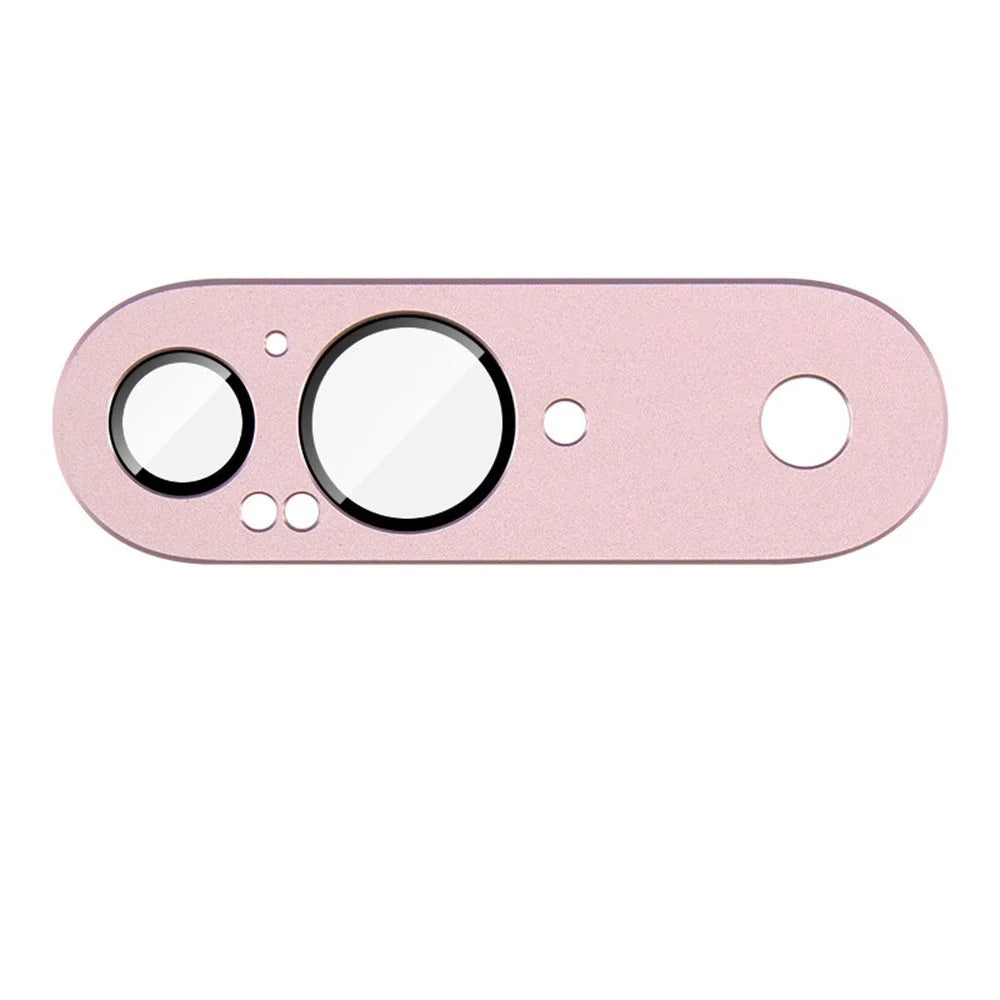 IMAK For Google Pixel 9 Camera Lens Film Metal Lens Cap+Tempered Glass Lens Protector - Pink - 3
