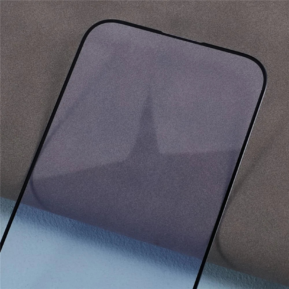 For iPhone 16 Tempered Glass Screen Protector Anti-Blue-Ray Screen Film Black Edge Silk Printing Clear Phone Film - 5