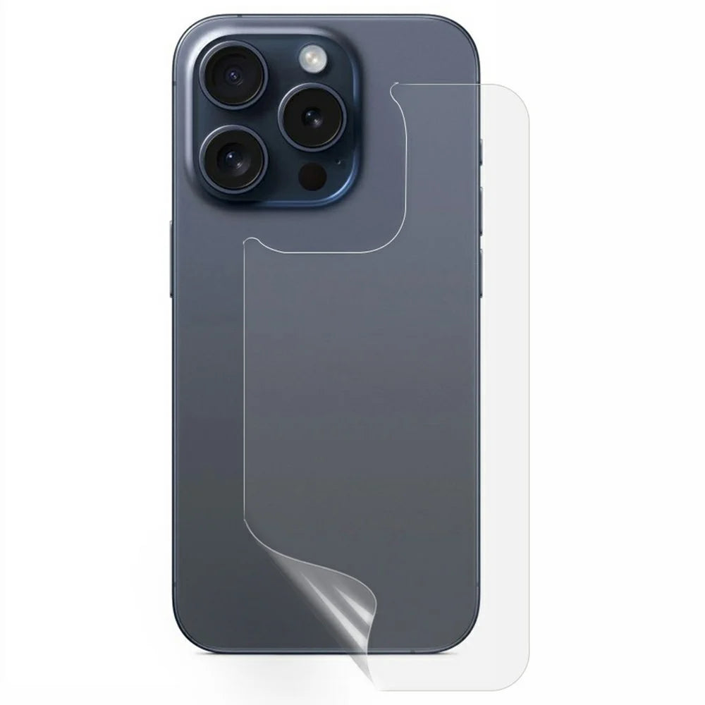 For iPhone 16 Pro Max Phone Back Protector Hydrogel HD Clear TPU + PET Back Cover Film - 1