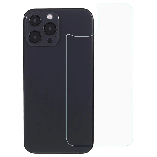 For iPhone 16 Pro HD Clear Tempered Glass Back Film 2.5D Arc Edge 9H Hardness Anti-Scratch Back Protector - 1