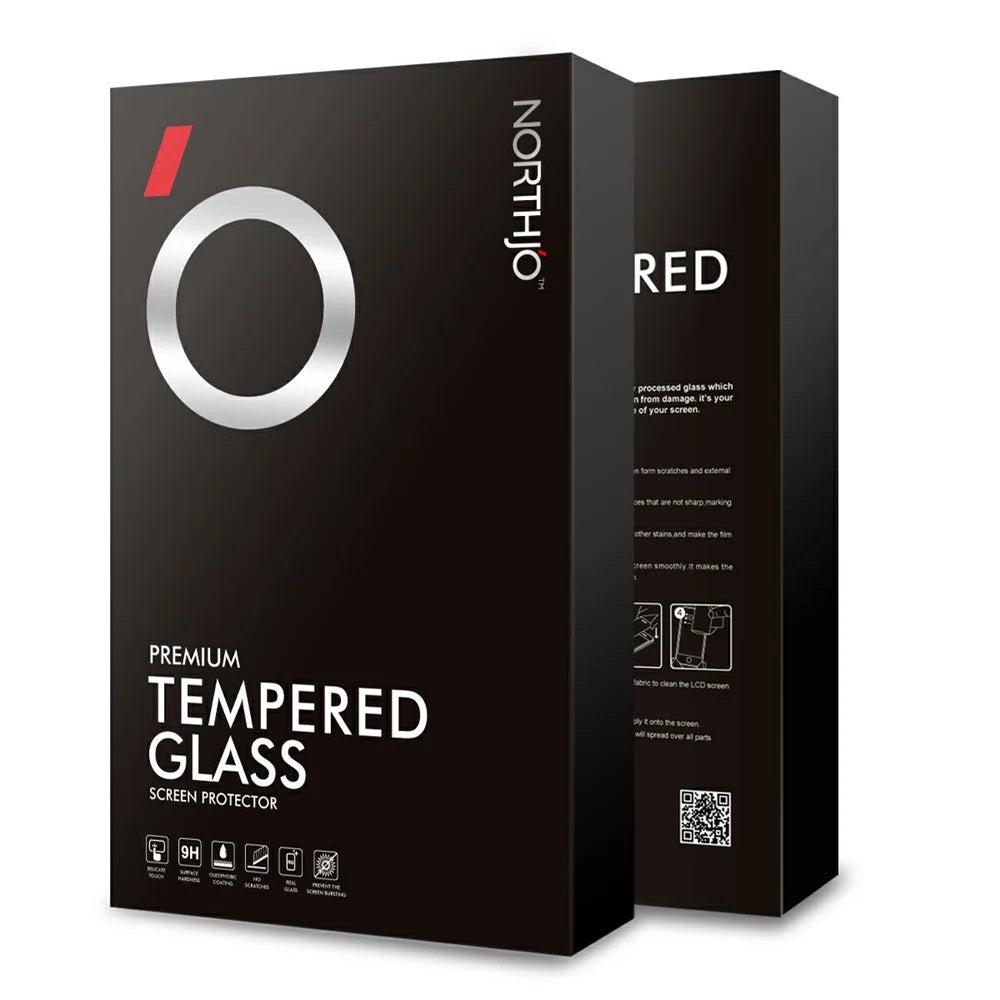 NORTHJO A+ For Samsung Galaxy A06 4G Screen Protector High Aluminum-Silicon Film 0.3mm 2.5D - Black - 6