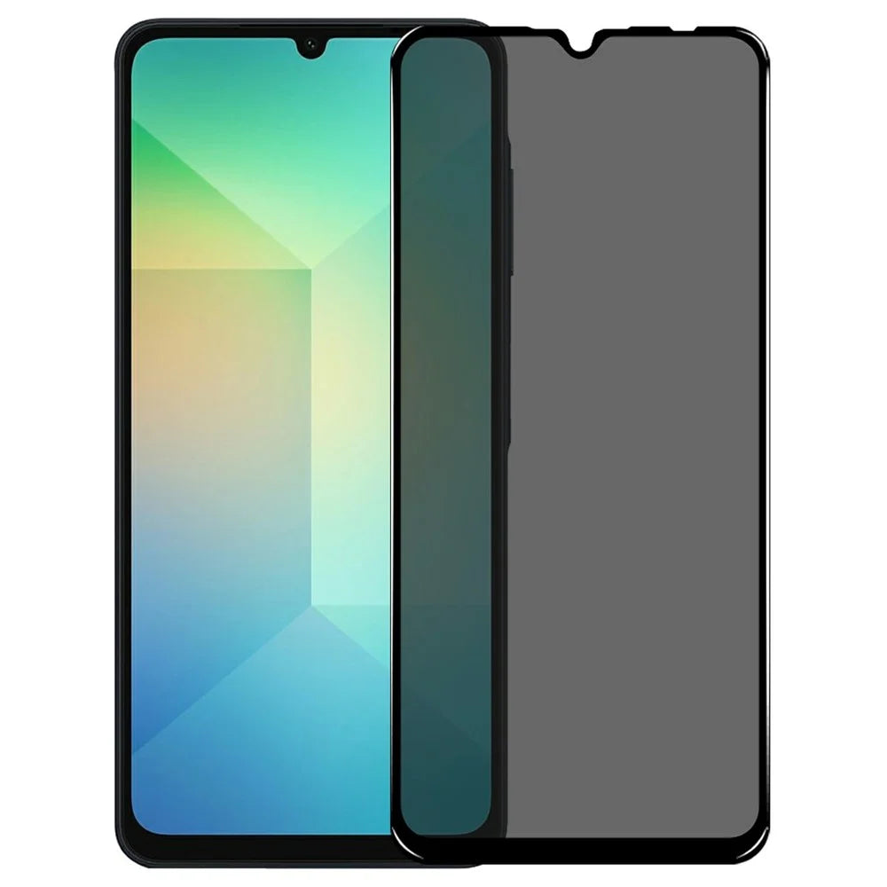 NORTHJO A++ For Samsung Galaxy A06 4G Privacy Screen Protector Silk Printing Full Glue Anti-Spy Tempered Glass Film - 1