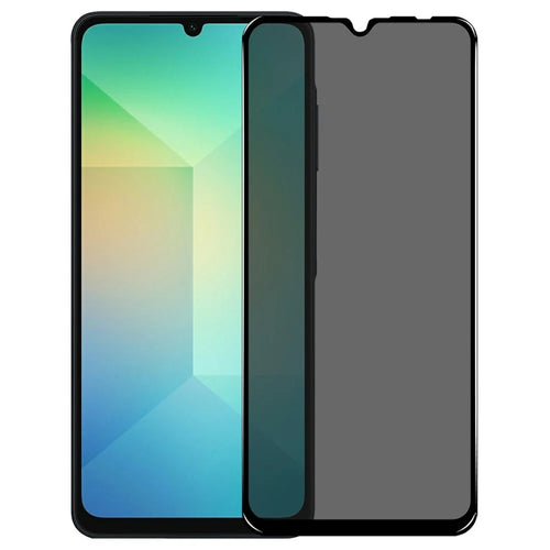 NORTHJO A++ For Samsung Galaxy A06 4G Privacy Screen Protector Silk Printing Full Glue Anti-Spy Tempered Glass Film - 1