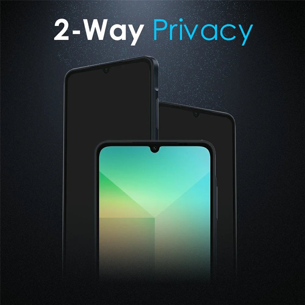 NORTHJO A++ For Samsung Galaxy A06 4G Privacy Screen Protector Silk Printing Full Glue Anti-Spy Tempered Glass Film - 3