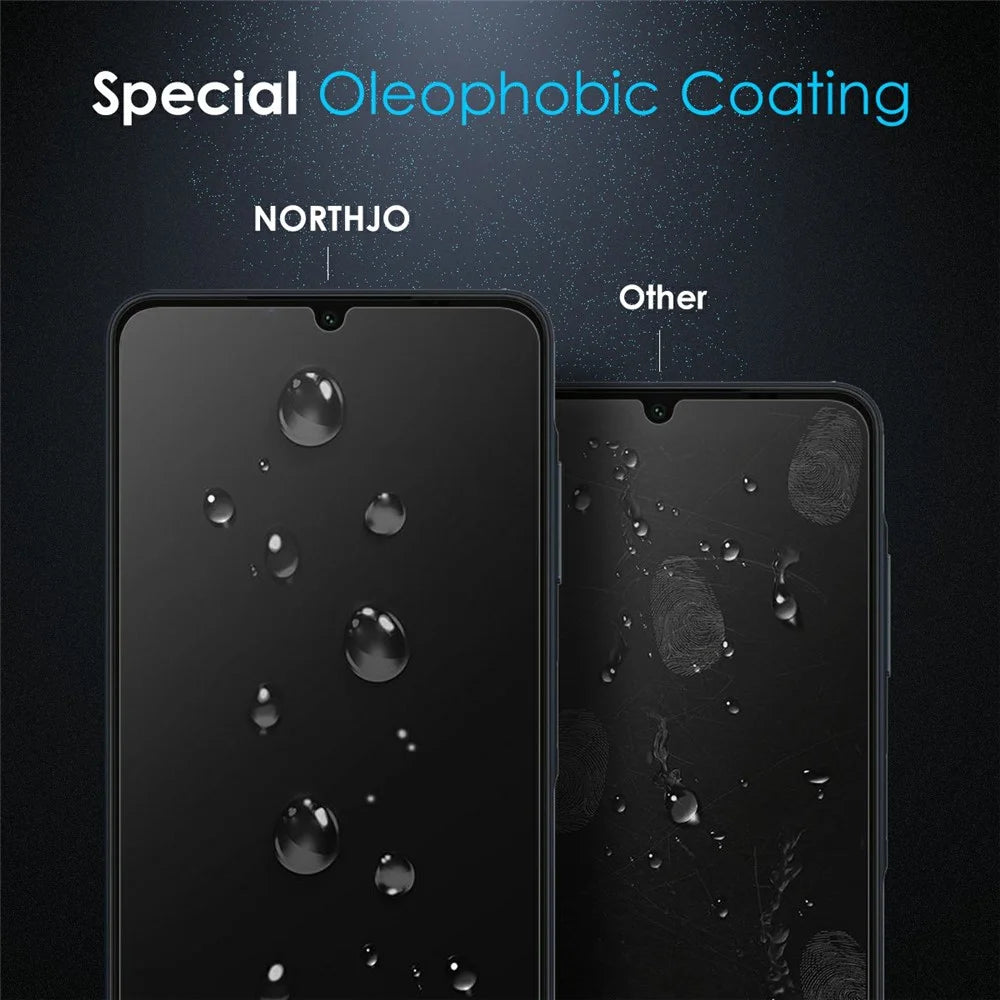 NORTHJO A+ For Samsung Galaxy A06 4G Screen Protector Clarity 2.5D Tempered Glass Film - 3