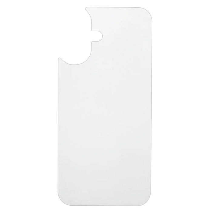For iPhone 16 Clear Back Screen Protector Explosion-Proof Cell Phone Rear Tempered Glass Film - 2