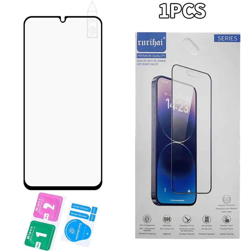 RURIHAI For Samsung Galaxy A06 4G / A06 5G Screen Protector Secondary Hardening High Aluminium-Silicon Glass Film - 5