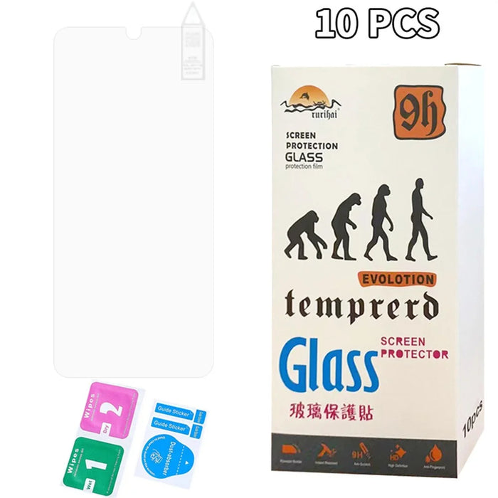 RURIHAI 10Pcs For Samsung Galaxy A06 4G / A06 5G Screen Protector Anti-Scratch HD Clear 0.26mm 2.5D - 6