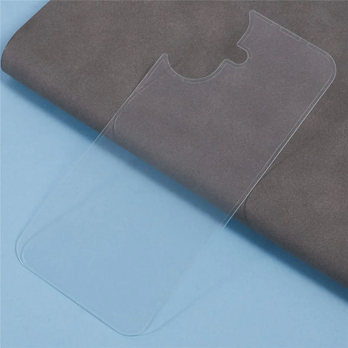 For iPhone 16 Plus Clear Back Screen Protector Explosion-Proof Cell Phone Rear Tempered Glass Film - 3
