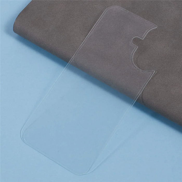 For iPhone 16 Plus Clear Back Screen Protector Explosion-Proof Cell Phone Rear Tempered Glass Film - 4